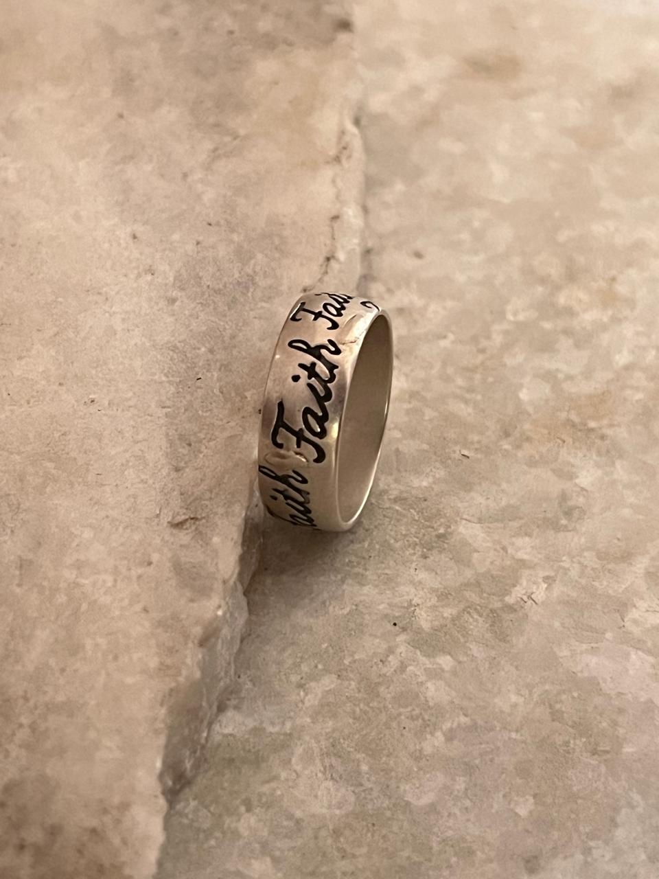 Faith 925 Sterling Silver Ring