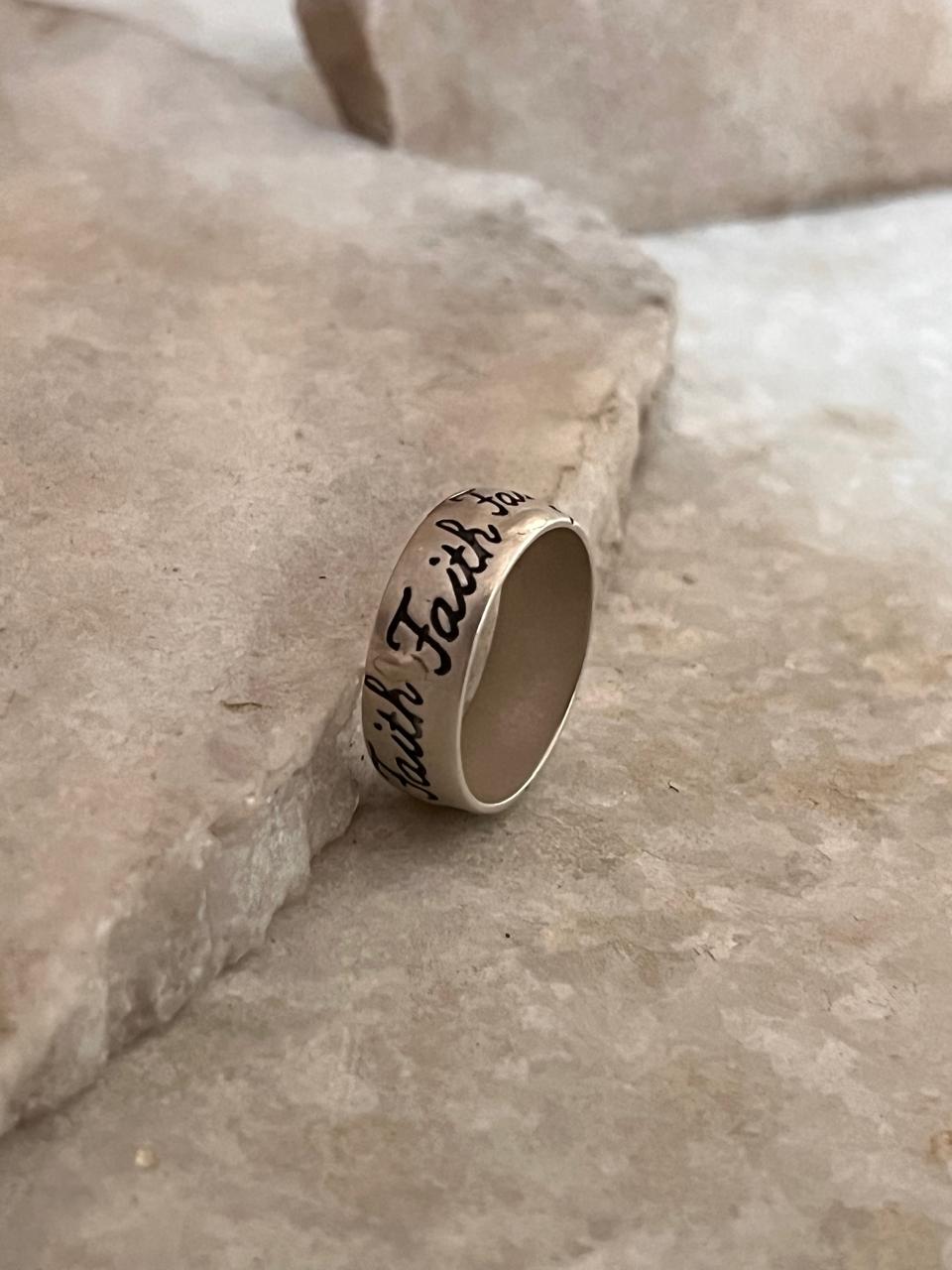 Faith 925 Sterling Silver Ring