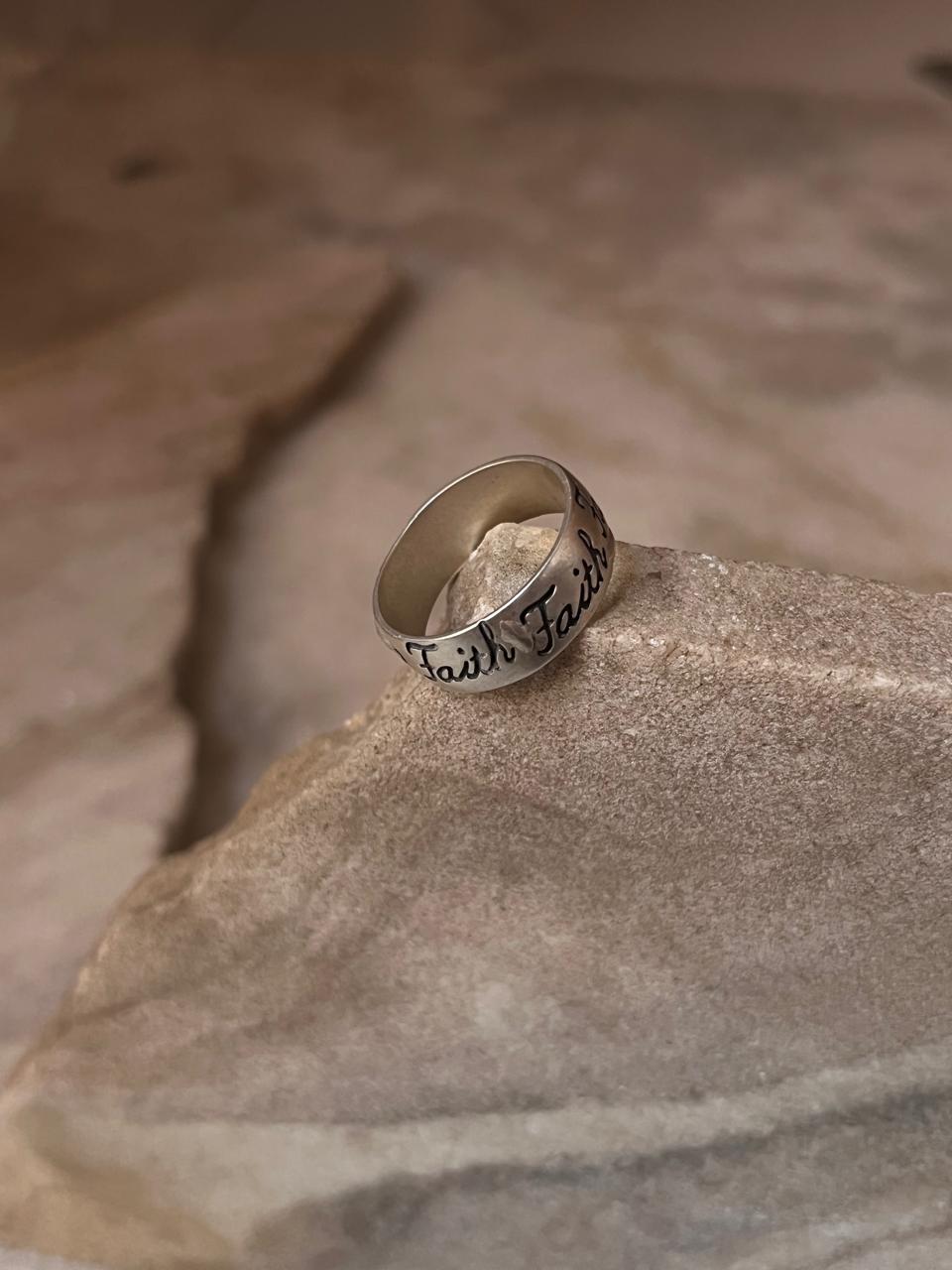 Faith 925 Sterling Silver Ring