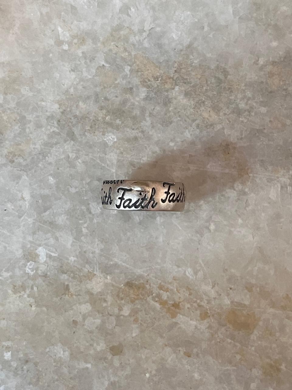 Faith 925 Sterling Silver Ring
