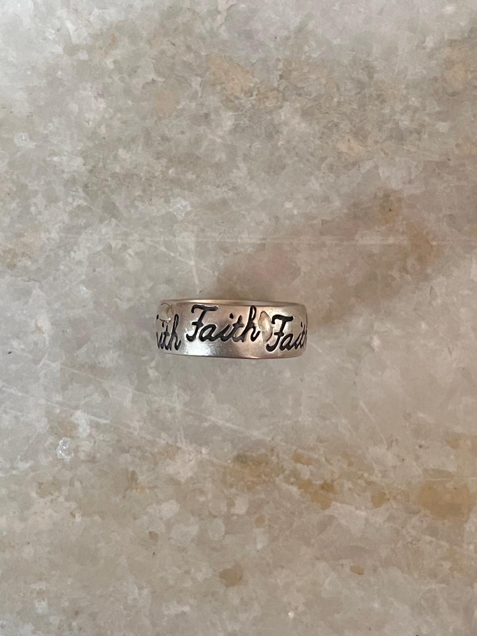 Faith 925 Sterling Silver Ring