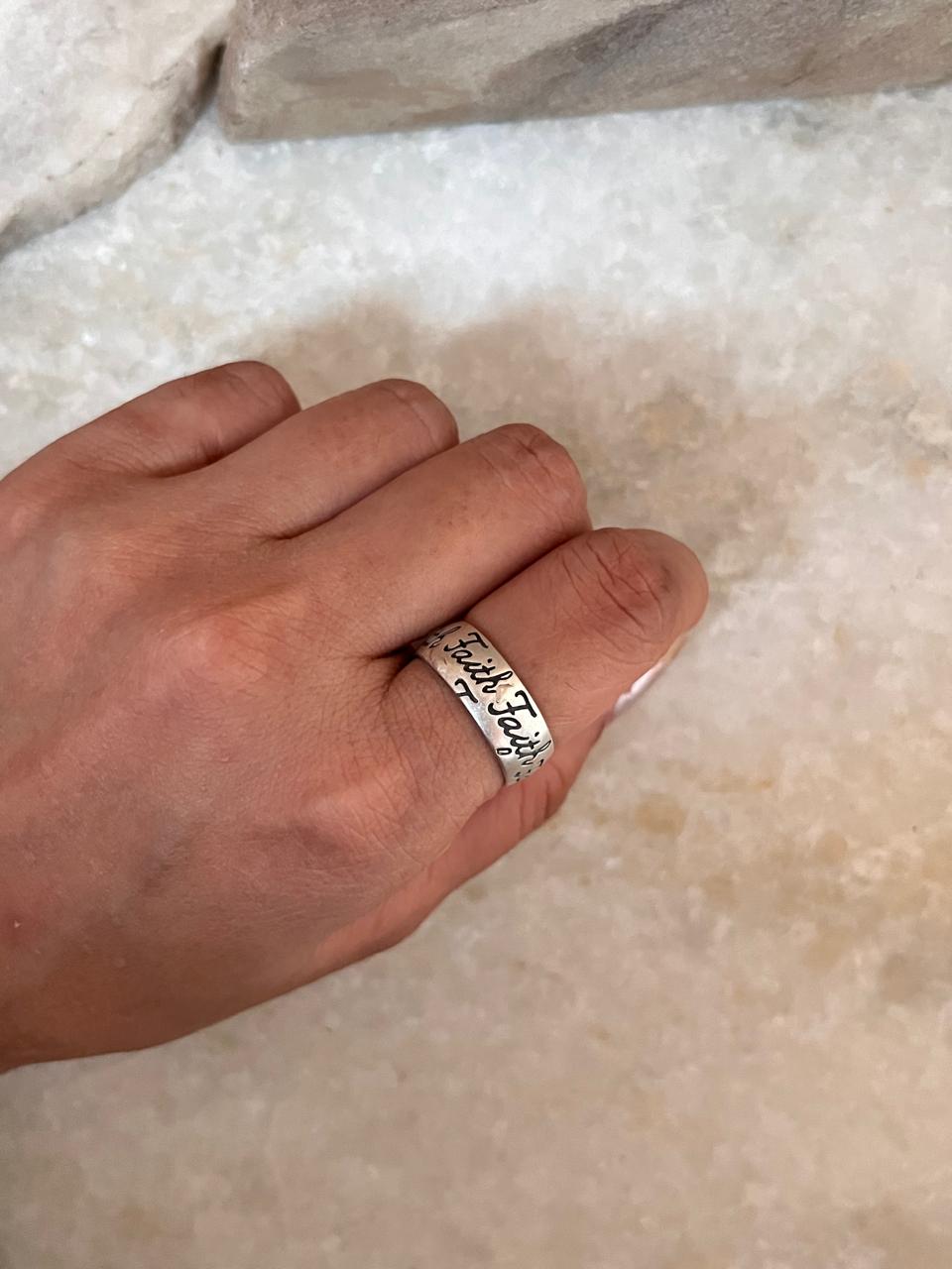 Faith 925 Sterling Silver Ring
