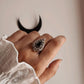 Black Onyx Storage 925 Sterling Silver Ring