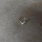 Vintage Black Onyx Stack Set solitare 925 Sterling Silver Ring