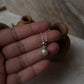 Minimalist Round Freshwater Pearl Pendant in Silver  