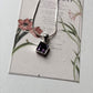 Amethyst Square Cut 925 Sterling Silver Pendant