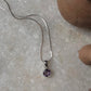 Amethyst Round Cut 925 Sterling Silver Pendant