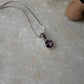 Amethyst Round Cut 925 Sterling Silver Pendant