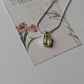 Lemon Quartz Rectangle Pendant in 925 Sterling Silver  