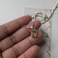 Minimalist Rectangle Lemon Quartz Pendant in Silver  
