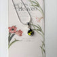 Handcrafted Sterling Silver Pendant with Pear-Shaped Peridot