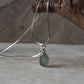 Aqua Chalcedony Pear Shaped Pendant in 925 Sterling Silver  