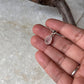 Rose Quartz Pear/ Drop 925 Sterling Silver Unisex Pendant