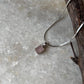 925 Sterling Silver Pendant with Rectangular Rose Quartz  