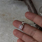 Natural Rose Quartz Rectangle Pendant in Sterling Silver  