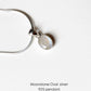 Moonstone Oval Cut 925 Sterling Silver Pendant