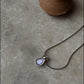 Elegant Moonstone Drop Pendant in Sterling Silver