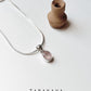 Rose Quartz Oval 925 Sterling Silver Pendant