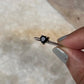 Black Spinel Heart Solitaire 925 Sterling Silver Ring