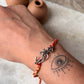 Om Trishul / Shiv Shakti Reusable Charm Handcrafted 925 Sterling Silver Rakhi