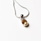 Citrine Oval Cut 925 Sterling Silver Pendant