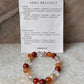 Zodiac Aries 2 Crystal Bracelet 8MM