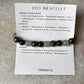 Zodiac Leo 2 Crystal Bracelet 8MM