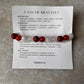 Single-crystal healing bracelet for Cancer personality  