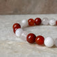 8MM natural crystal bead bracelet for Cancer sign  