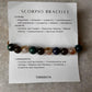 Zodiac Scorpio 2 Crystal Bracelet 8MM