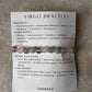 Zodiac Virgo 2 Crystal Bracelet 8MM