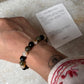 Leo zodiac bracelet with single healing crystal 
