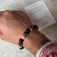  8MM natural crystal bead bracelet for Leo sign