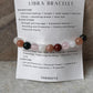 Zodiac Libra 2 Crystal Bracelet 8MM
