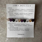 Zodiac Libra 1 Crystal Bracelet 8MM bead close-up  