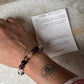 Single-crystal healing bracelet for Libra star sign