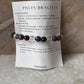 Zodiac Pisces 2 Crystal Bracelet 8MM