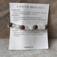 Zodiac Cancer 2 Crystal Bracelet 8MM