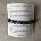 Zodiac Aquarius 1 Crystal Bracelet 8MM close-up  