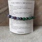 Single-crystal healing bracelet for Aquarius star sign