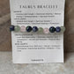 Zodiac Taurus 2 Crystal Bracelet 8MM