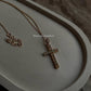 Gold Vermeil Natural Ethiopian Opal Cross 925 Sterling Silver Pendant