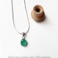 Green Onyx Oval Cut 925 Sterling Silver Pendant