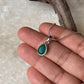 Green Onyx Pear/ Drop Cut 925 Sterling Silver Pendant