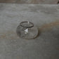 Black Spinel Eternity Stack Band 925 Sterling Silver Ring
