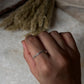 Black Spinel Eternity Stack Band 925 Sterling Silver Ring