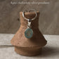 Aqua Chalcedony Oval Cut 925 Sterling Silver Pendant