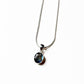 Elegant Oval Labradorite Pendant in Sterling Silver 