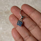 Labradorite Square Cut 925 Sterling Silver Unisex Pendant