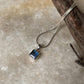Labradorite Square Cut 925 Sterling Silver Unisex Pendant
